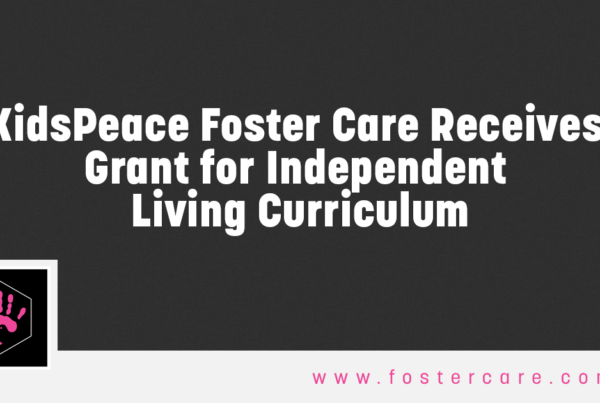 KidsPeace Foster Care Receives Grant for Independent Living Curriculum